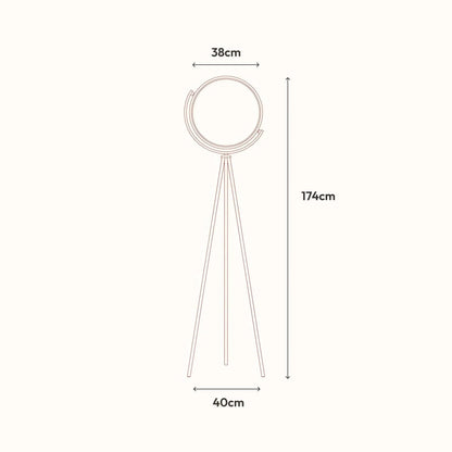 Floor Lamp Dimmable LED Adjustable Color Temperature