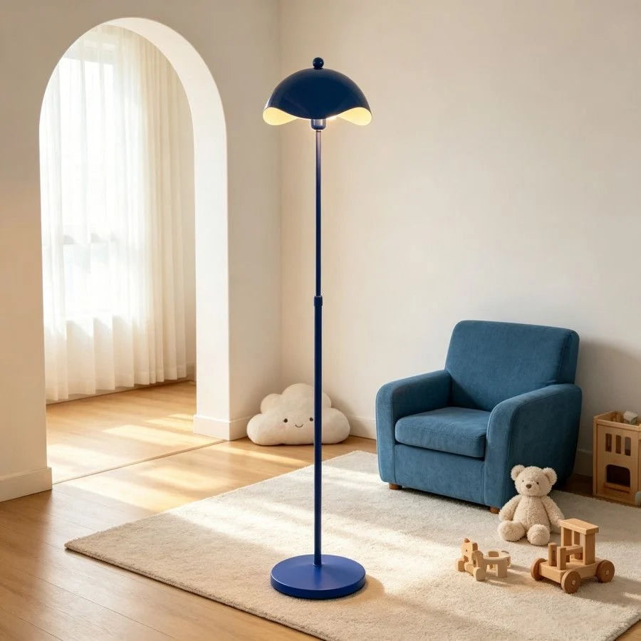 Floor Lamp Slim Dome Dimmable Remote & Voice Control
