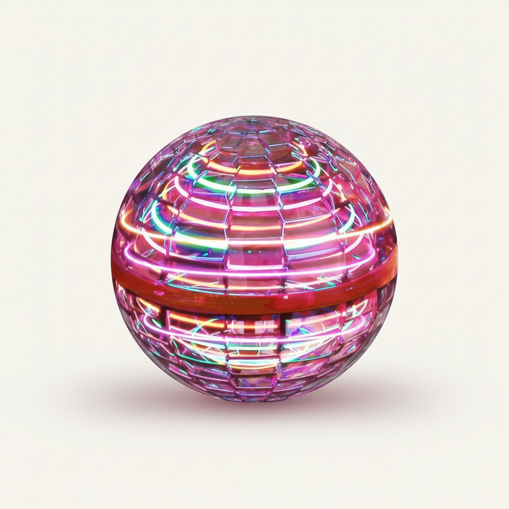 Flying Orb Toy Self-Stabilizing USB Rechargeable & RGB LED