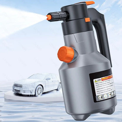 Foam Spray Bottle 2 Liter Adjustable Nozzle USB Rechargeable