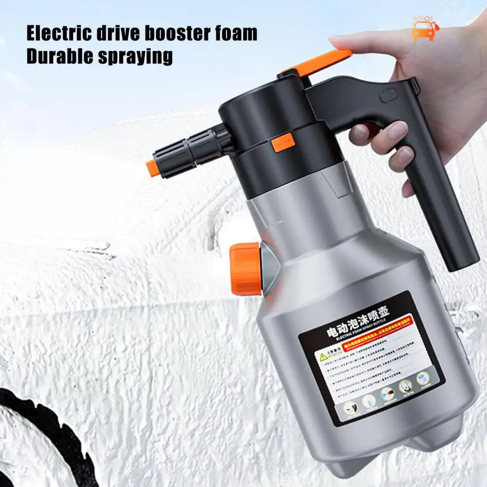 Foam Spray Bottle 2 Liter Adjustable Nozzle USB Rechargeable