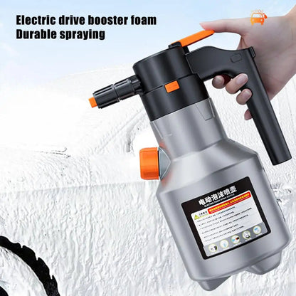 Foam Spray Bottle 2 Liter Adjustable Nozzle USB Rechargeable