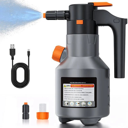 Foam Sprayer Electric USB Rechargeable Adjustable Nozzle