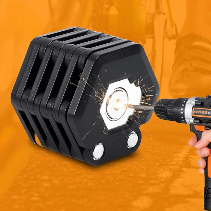 Foldable Bicycle Lock Hardened Alloy Steel & Drill-Resistant Cylinder