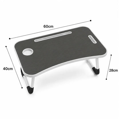 Foldable Lap Desk Cup Holder & Phone Slot
