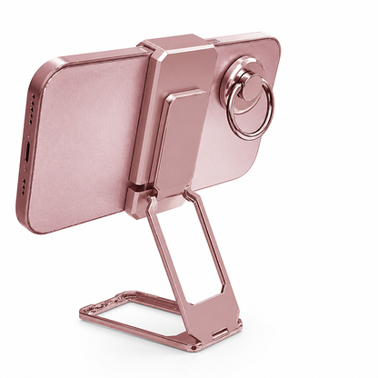 Foldable Back Clip & Finger Ring Phone Holder (360° Rotation)