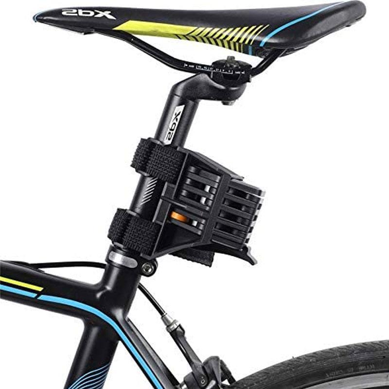 Folding Bicycle Lock Compact Saw-Resistant Zinc Alloy Frame Mount