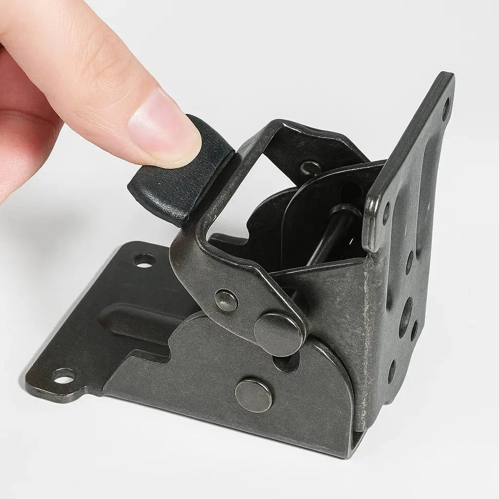 Folding Bracket Set of 2 Auto-Lock Steel 496 lb