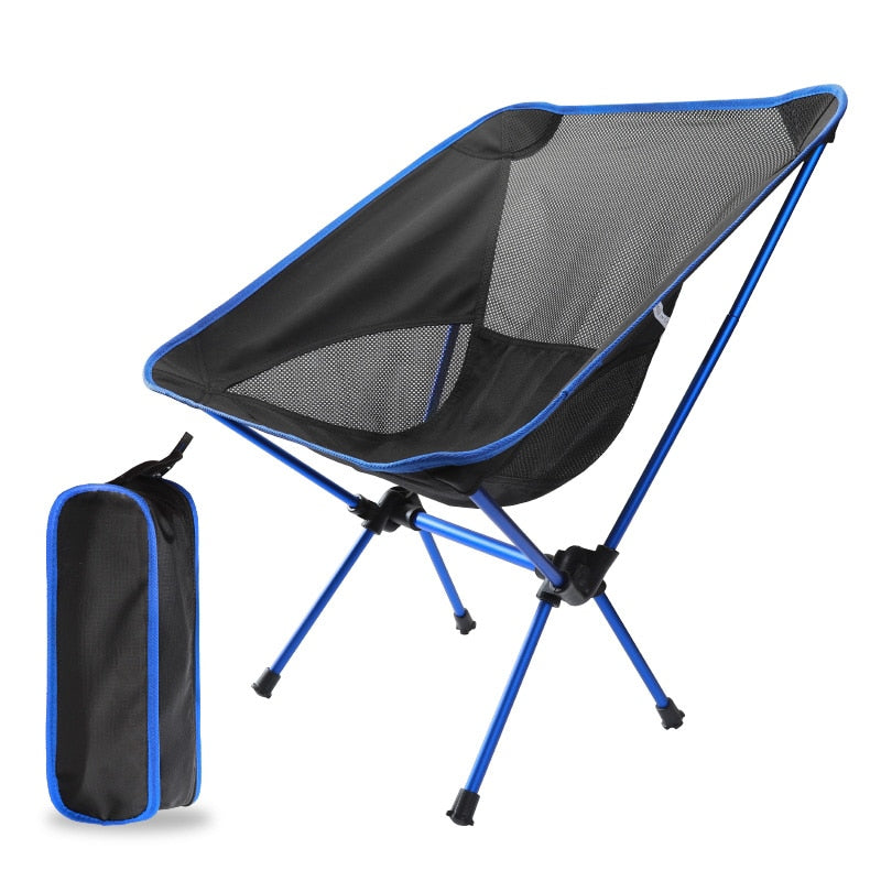 Folding Camping Chair Ultralight Aluminum Frame & Breathable Mesh