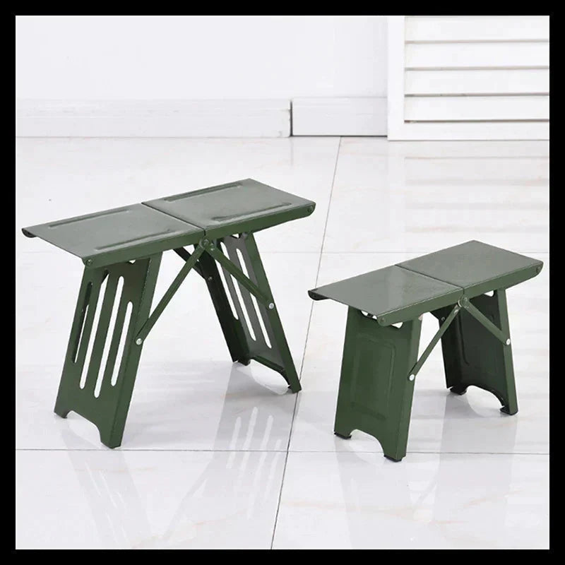 Folding Camping Stool Ultralight Steel Frame & Polyester Seat
