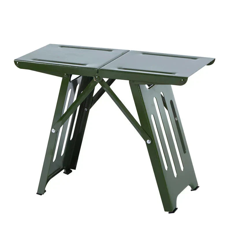 Folding Camping Stool Ultralight Steel Frame & Polyester Seat