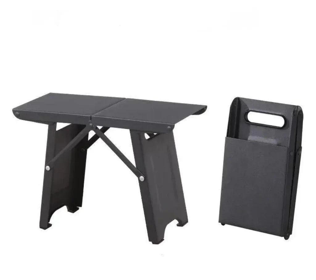 Folding Camping Stool Ultralight Steel Frame & Polyester Seat