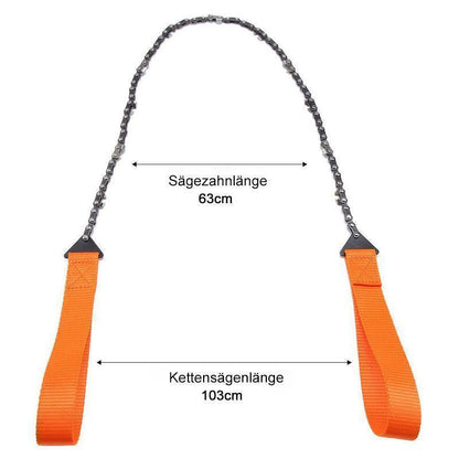 Folding Hand Chainsaw 65 Mn Steel Bidirectional Teeth