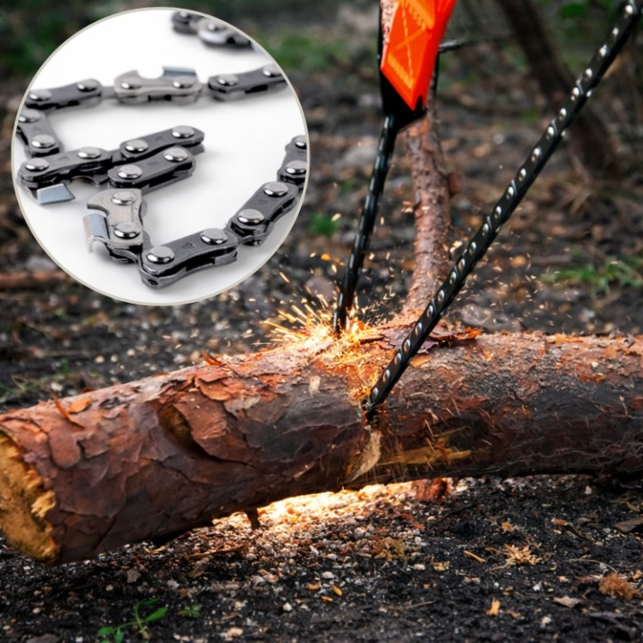 Folding Pocket Saw 65 Mn Blade & Fire Steel
