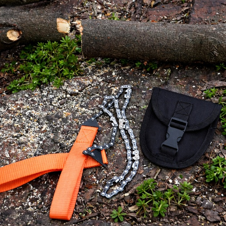 Folding Pocket Saw 65 Mn Blade & Fire Steel