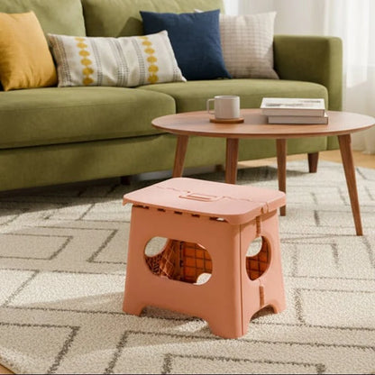 Folding Step Stool Lightweight 300 lb Capacity Carry Handle
