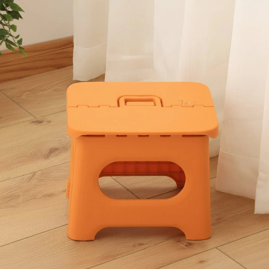 Folding Step Stool Lightweight 300 lb Capacity Carry Handle
