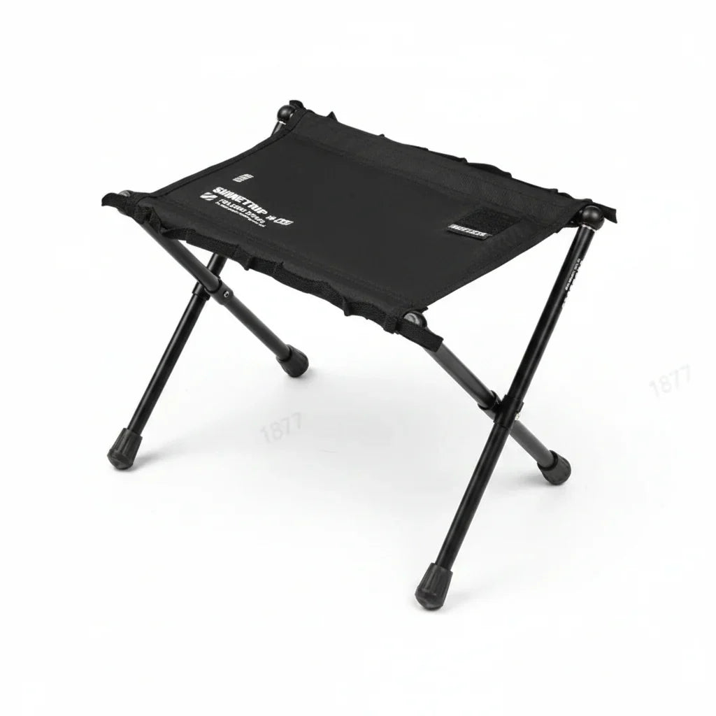 Folding Stool Aluminum Frame Oxford Seat 220 lb Capacity