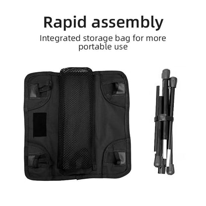 Folding Stool Aluminum Frame Oxford Seat 220 lb Capacity