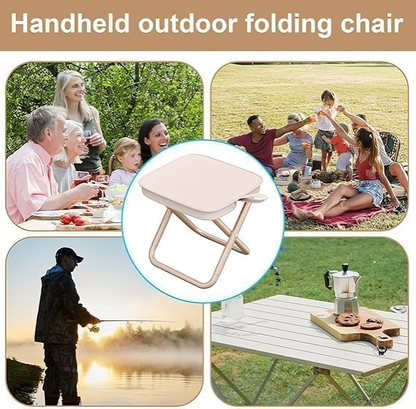 Folding Stool Ultra-Light & Compact 220 lb Capacity