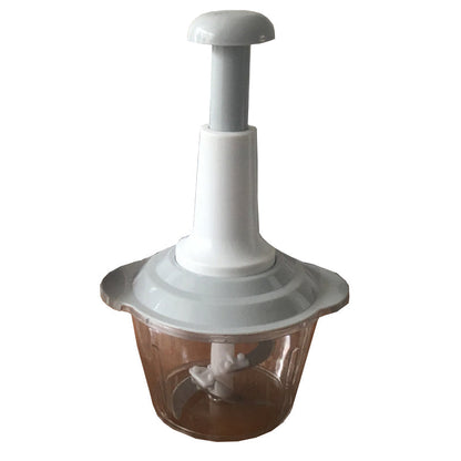 Food Chopper Manual Lever-Press Stainless Steel Blades Three Sizes