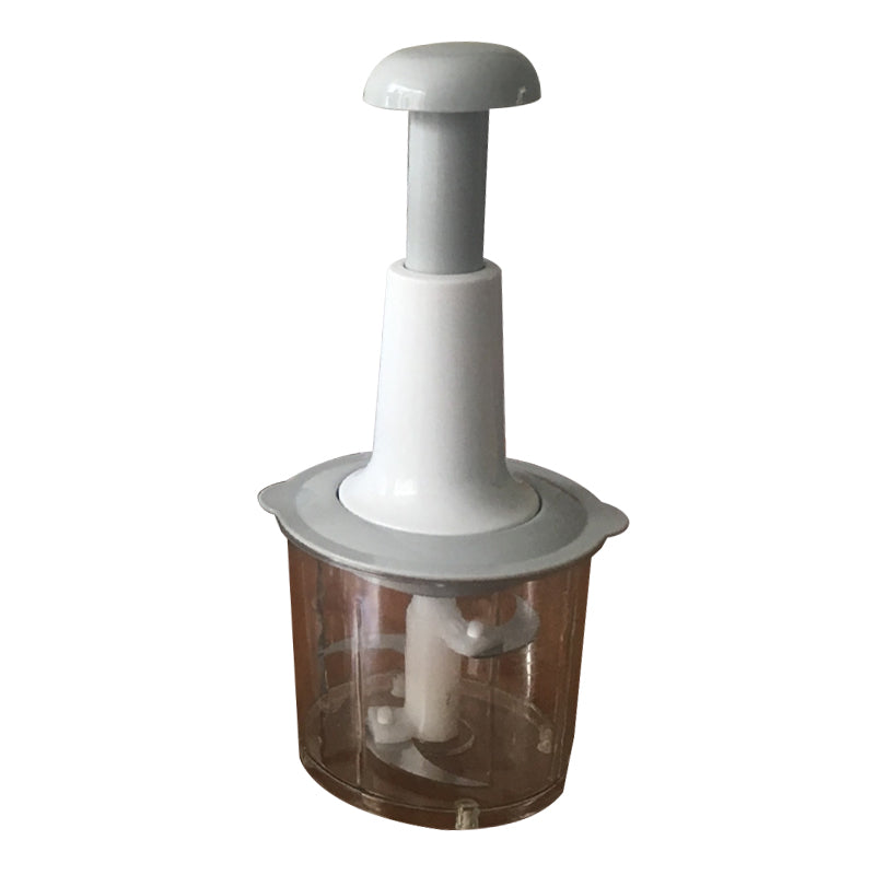 Food Chopper Manual Lever-Press Stainless Steel Blades Three Sizes