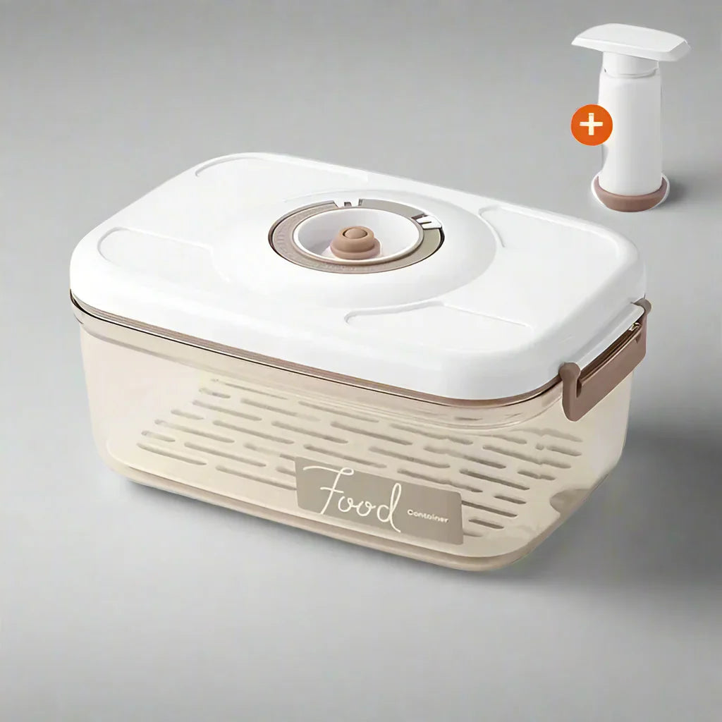 Food Storage Container Vacuum Seal & Hand Pump BPA-Free