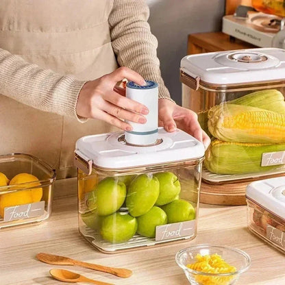 Food Storage Container Vacuum Seal & Hand Pump BPA-Free
