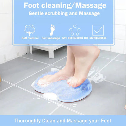 Foot Cleaning Mat 1,000+ Soft Bristles Non-Slip Suction Cups