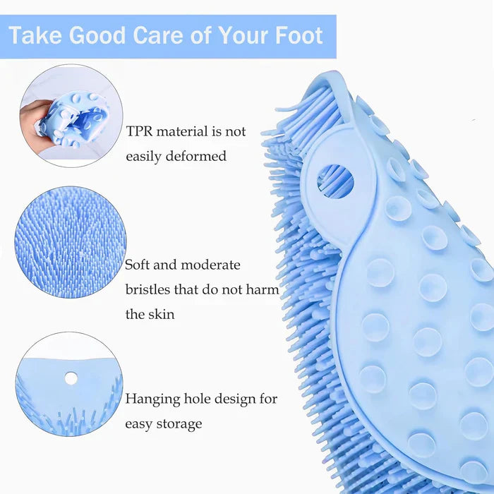 Foot Cleaning Mat 1,000+ Soft Bristles Non-Slip Suction Cups