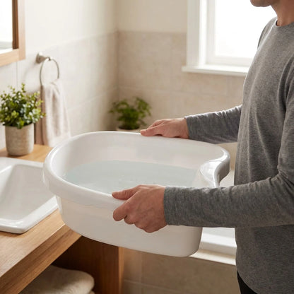Foot Soaking Basin Textured Massage Bottom