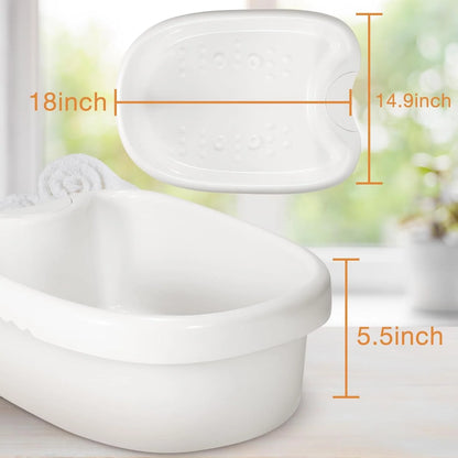 Foot Soaking Basin Textured Massage Bottom
