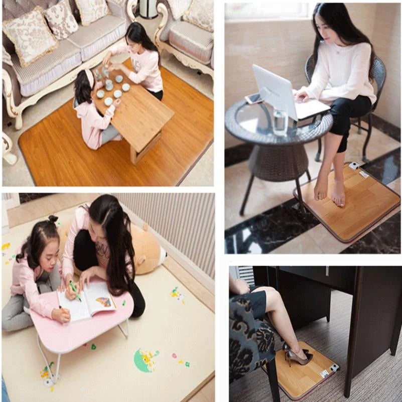 Foot Warmer Mat Adjustable Temperature Waterproof Surface