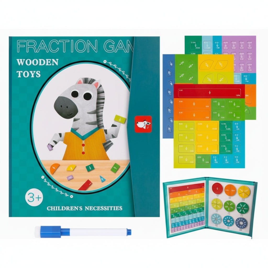 Fraction Learning Set Magnetic Color-Coded EVA Foam