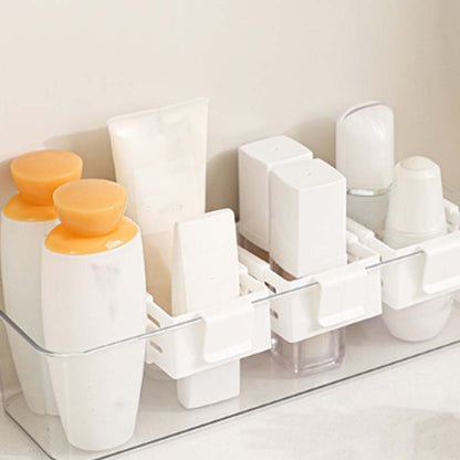 Fridge Door Organizer Adjustable Clamp Space-Saving Polypropylene