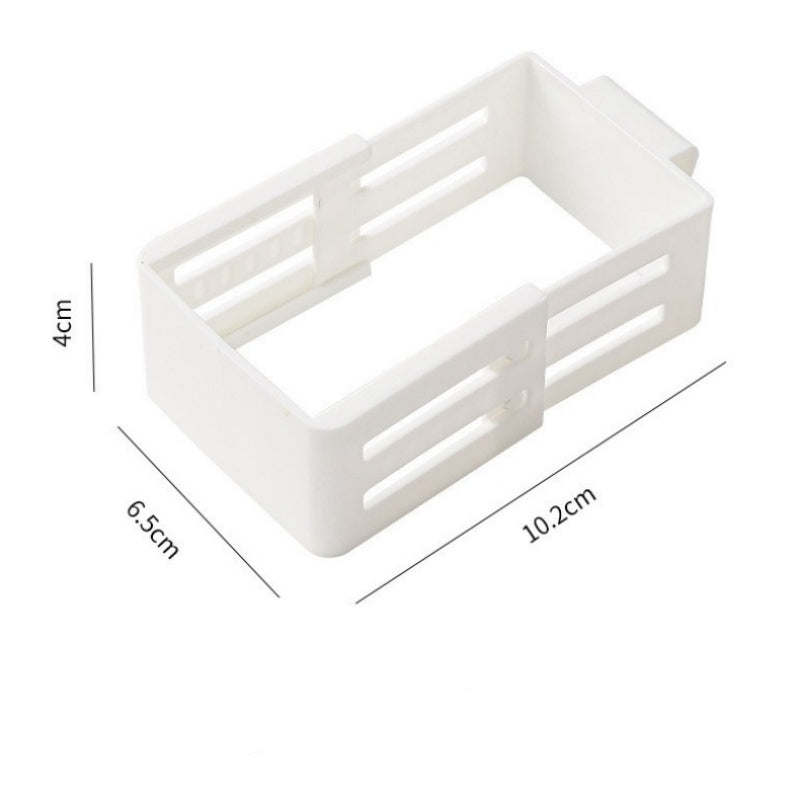 Fridge Door Organizer Adjustable Clamp Space-Saving Polypropylene