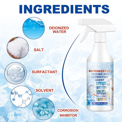 Fridge & Freezer De-Icer Spray Fast Non-Corrosive Food-Safe 500ml