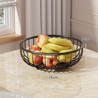 Fruit Bowl Stand Tiered Open-Wire Space-Saving