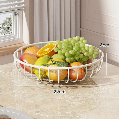 Fruit Bowl Stand Tiered Open-Wire Space-Saving