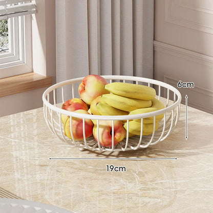 Fruit Bowl Stand Tiered Open-Wire Space-Saving Metal