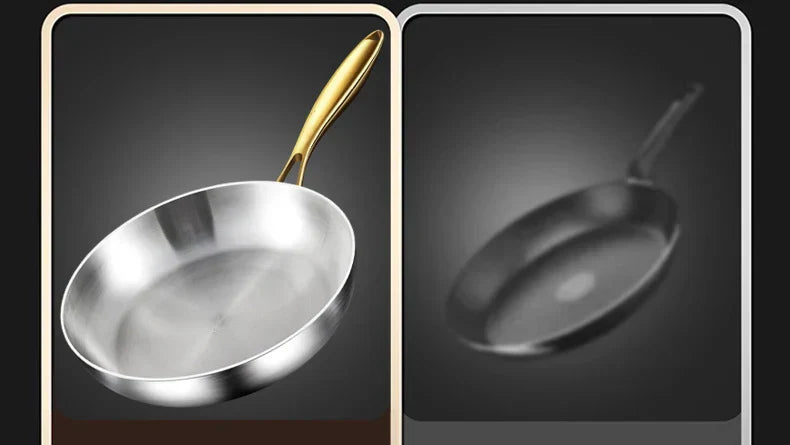 Frying Pan 7-Layer Even-Heat 316 Stainless Steel