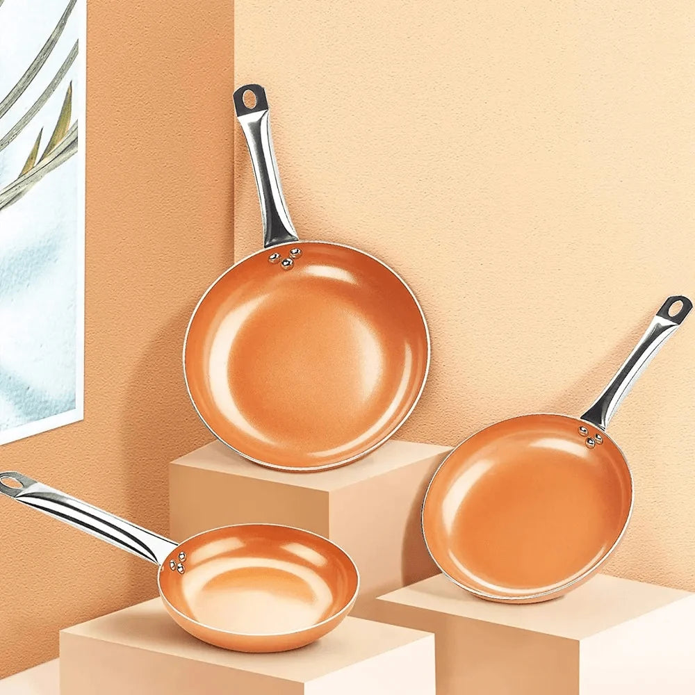 Frying Pan Copper Core PTFE-Free Nonstick