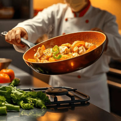 Frying Pan Copper Core PTFE-Free Nonstick