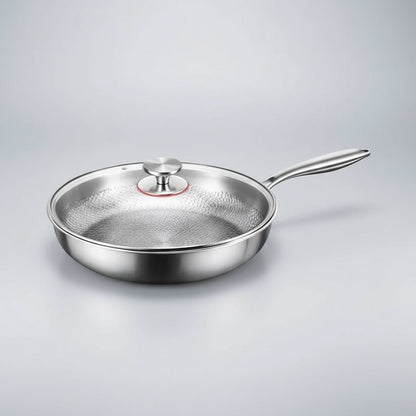 Frying Pan Hand-Hammered & Titanium-Coated Nonstick