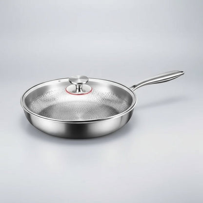 Frying Pan Hand-Hammered & Titanium-Coated Nonstick