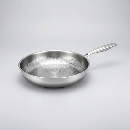 Frying Pan Hand-Hammered & Titanium-Coated Nonstick