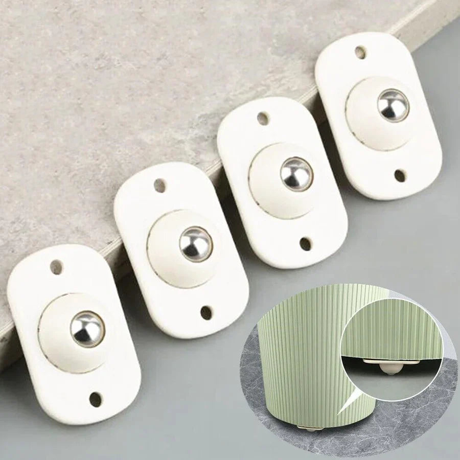 Furniture Glides Ball Bearing Self Adhesive Set of 8