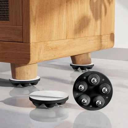 Furniture Glides Rotating Casters Floor Protection Set of 4