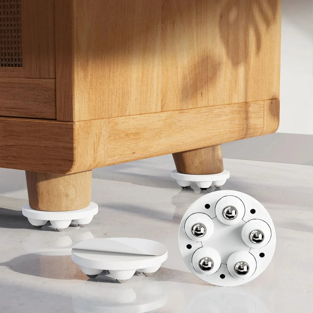 Furniture Glides Rotating Casters Floor Protection Set of 4