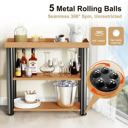Furniture Glides Rotating Casters Floor Protection Set of 4
